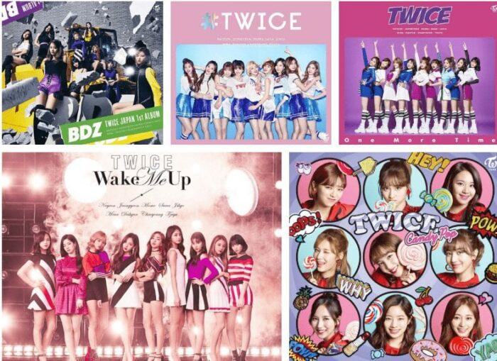 Los álbumes japoneses más vendidos han demostrado la gran popularidad de TWICE en Japón.