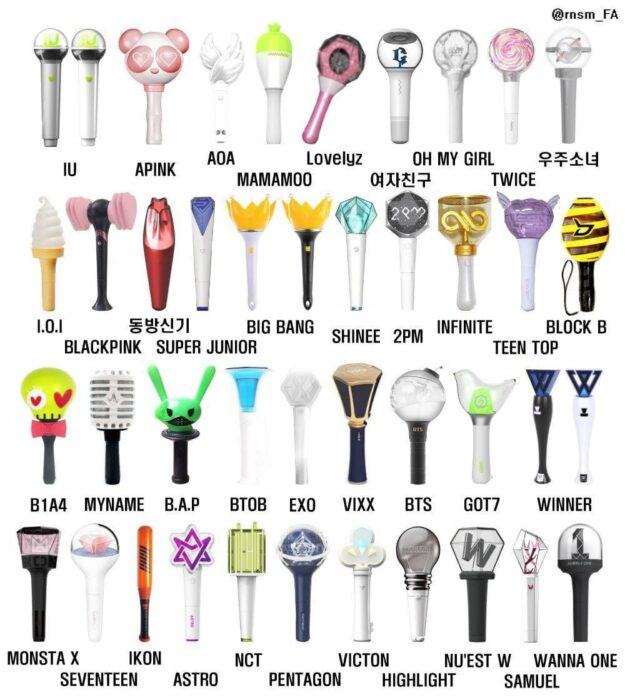 ¿Qué es una barra de luz? ¡Una colección del lightstick más impresionante del Kpop!