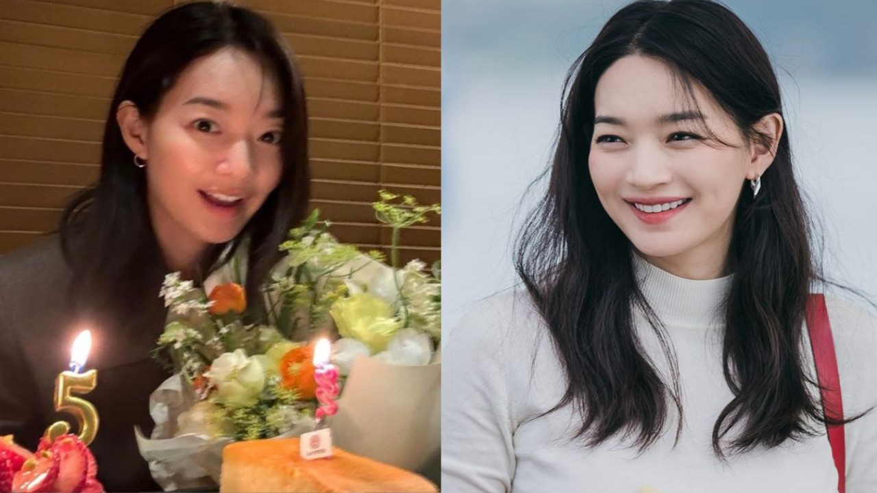 Shin Min Ah agradece a los fans y comparte clics de la celebración de cumpleaños cuando cumple 40 años